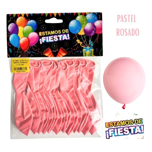 5 Globo Pastel