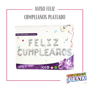 170 Aviso Feliz Cumpleaños (Letra a Letra)