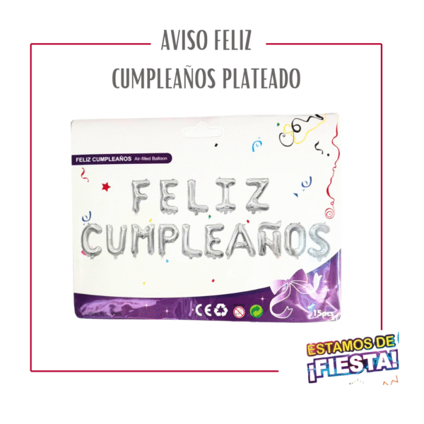 170 Aviso Feliz Cumpleaños (Letra a Letra)