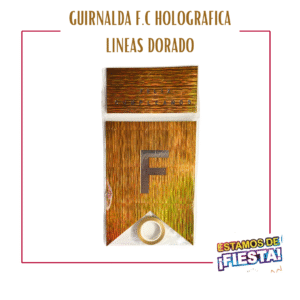 207 GUIRNALDA HOLOGRAFIADA LINEAS
