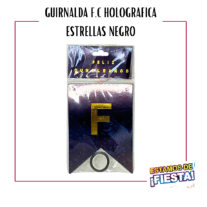 219 GUIRNALDA HOLOGRAFIADA DE ESTRELLAS