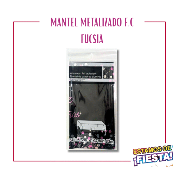 Mantel Estampado Feliz Cumpleaños (Letra Cursiva)