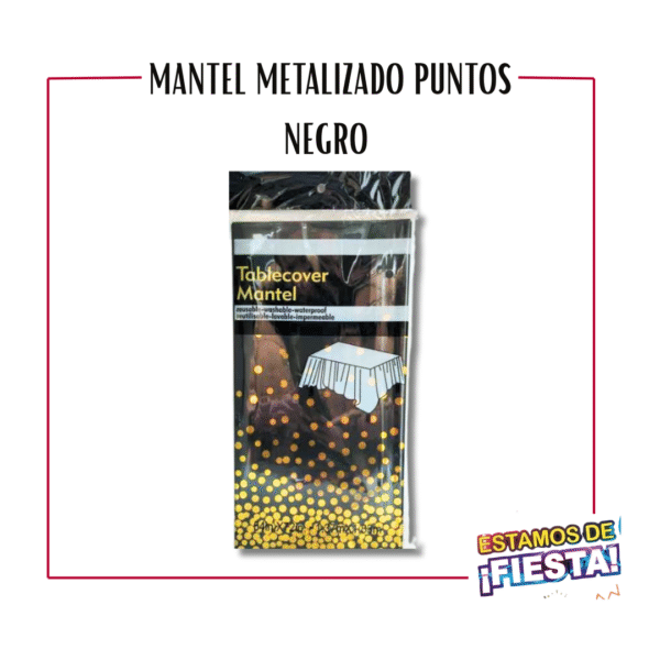 Mantel Metalizado Estrellas