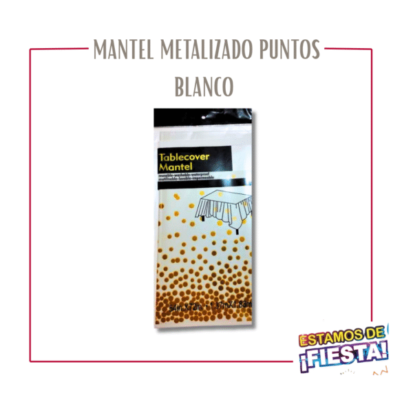 Mantel Metalizado Estrellas