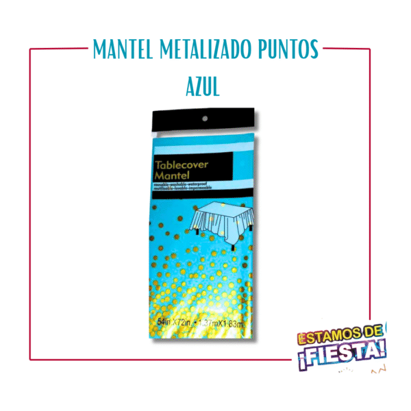 Mantel Metalizado Estrellas