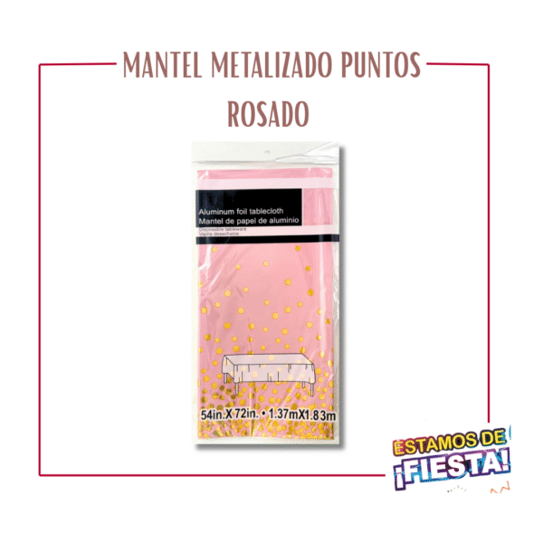 Mantel Metalizado Estrellas