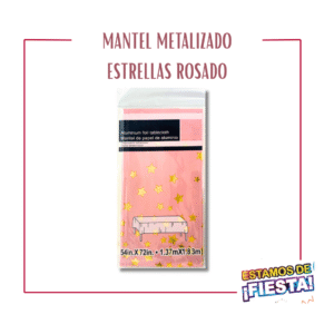 Mantel Metalizado Estrellas