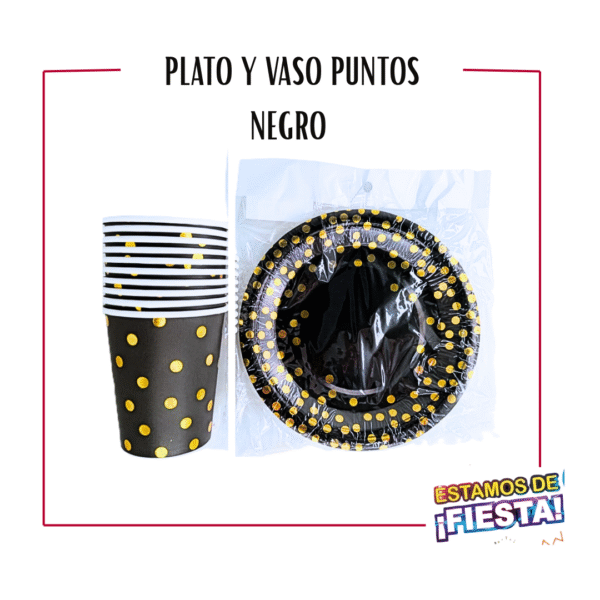 355 Vaso o Plato de Puntos