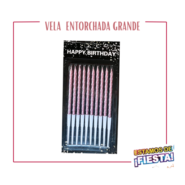 Vela Larga Entorchada X10