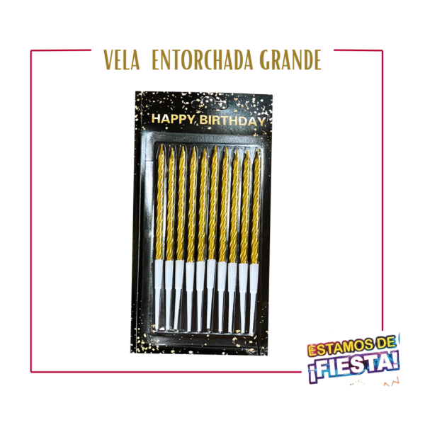 Vela Larga Entorchada X10