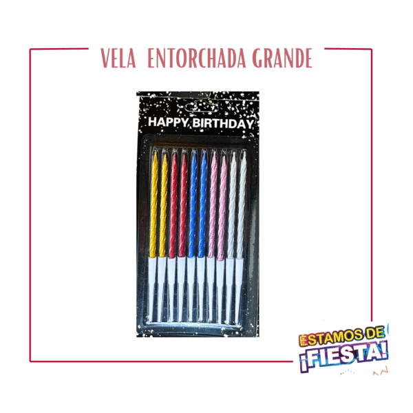 Vela Larga Entorchada X10