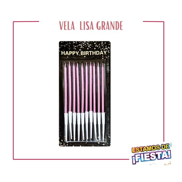 Vela Larga Lisa X10