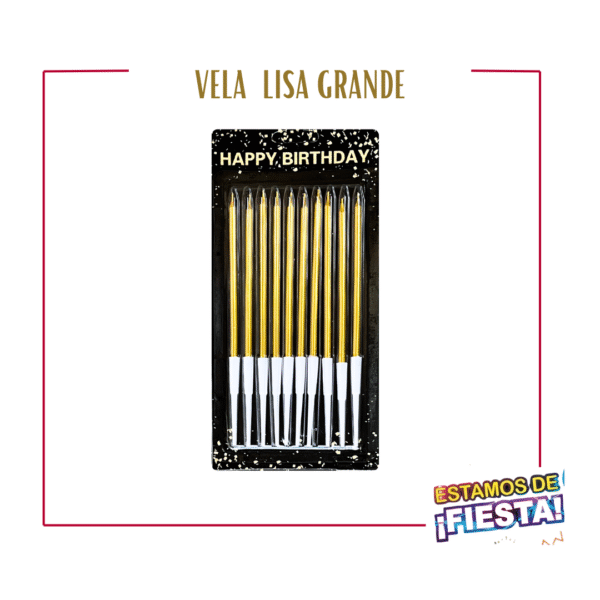 Vela Larga Lisa X10