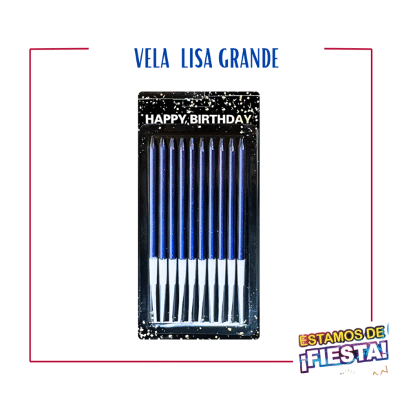 Vela Larga Lisa X10