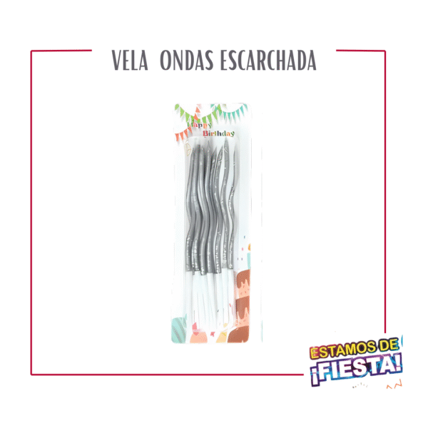 396 Vela Ondas Escarchada X12