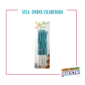 399 Vela Ondas Escarchada X12