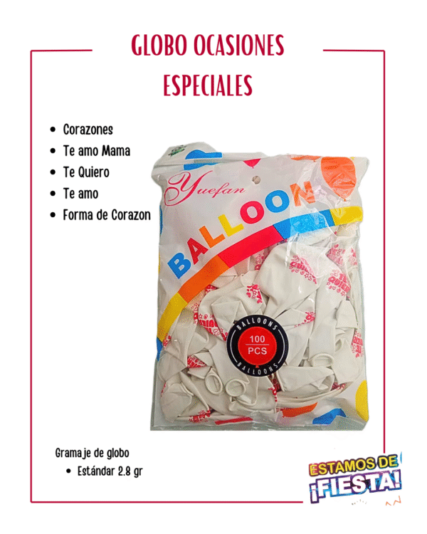 46 GLOBO OCASIONES ESPECIALES