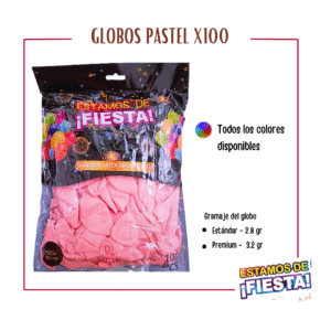 Globos Pastel x100