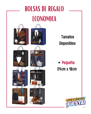 BOLSA DE REGALO ECONOMICA PARA CABALLERO - REF. 6E