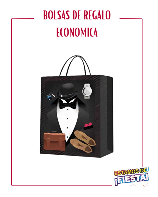 BOLSA DE REGALO ECONOMICA PARA CABALLERO - REF. 6E