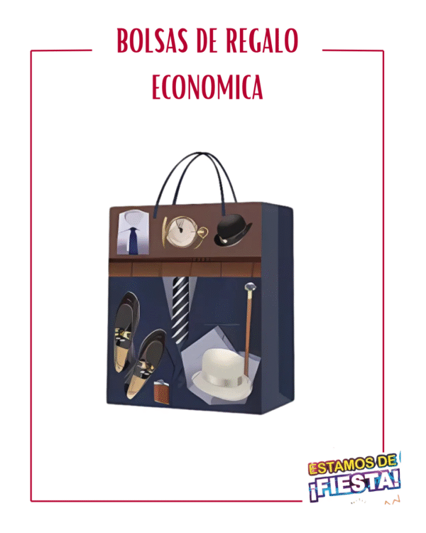 BOLSA DE REGALO ECONOMICA PARA CABALLERO - REF. 6E