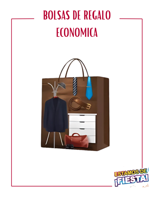 BOLSA DE REGALO ECONOMICA PARA CABALLERO - REF. 6E