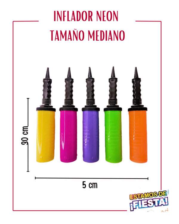 Inflador Neon - Tamaño mediano