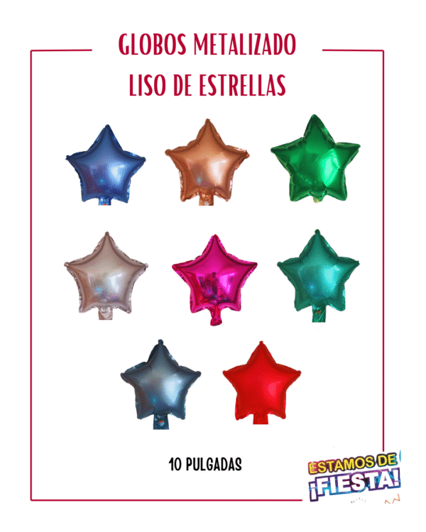 Globo Metalizado de Estrellas