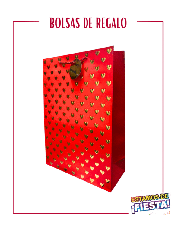 56 BOLSAS DE REGALO FINA CORAZONES