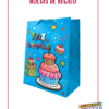 72 BOLSA DE REGALO FELIZ CUMPLEAÑOS FINA- I MODELO