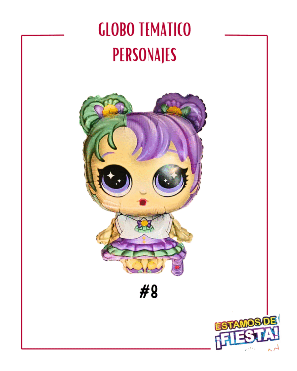 Globo Temático Personajes