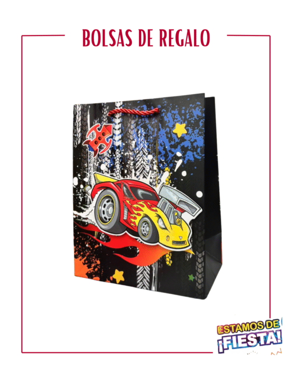 Bolsa de Regalo Fina – Motivo vehiculos