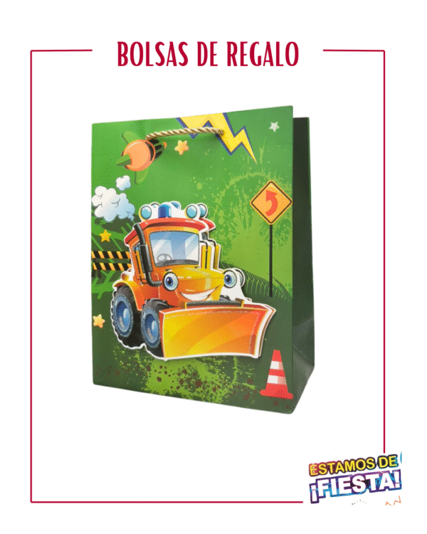 Bolsa de Regalo Fina – Motivo vehiculos