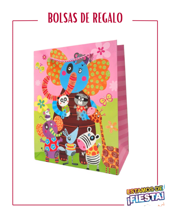 Bolsa de Regalo Fina - Motivo de Animales