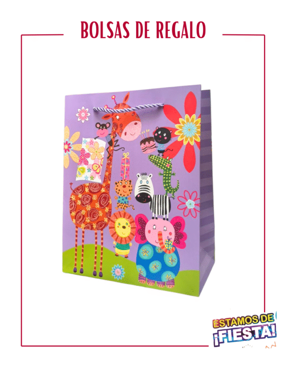 Bolsa de Regalo Fina - Motivo de Animales