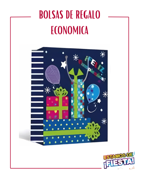 99 BOLSA DE REGALO ECONOMICA - FELIZ CUMPLEAÑOS REF. 2E
