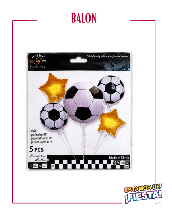 BOUQUETS DE GLOBOS 5PCS- BALON/COPA