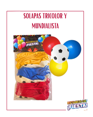 GLOBO MATE TRICOLOR / MUNDIALISTA EN SOLAPA