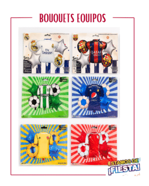 Copia de imagenes (23) BOUQUETS EQUIPOS DE FUTBOL 5PCS