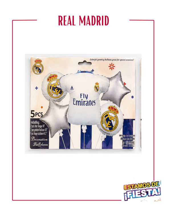 BOUQUETS EQUIPOS DE FUTBOL 5PCS
