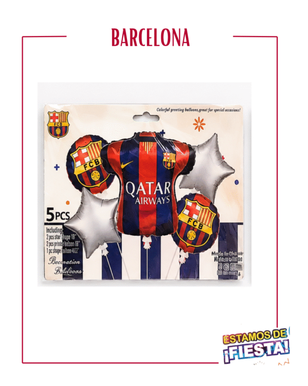 BOUQUETS EQUIPOS DE FUTBOL 5PCS