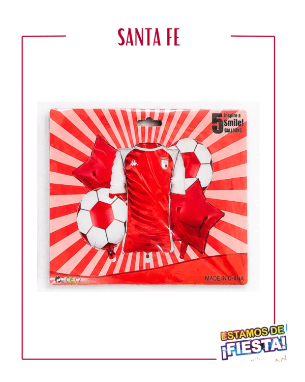 BOUQUETS EQUIPOS DE FUTBOL 5PCS