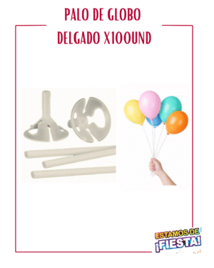 PALO DE GLOBO DELGADO X100UND