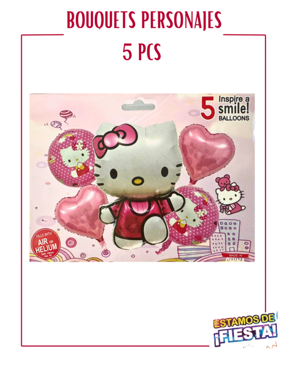 BOUQUETS DE PERSONAJES DE 5PCS