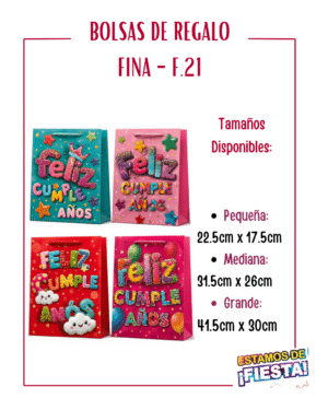 BOLSA DE REGALO FINA - REF 21