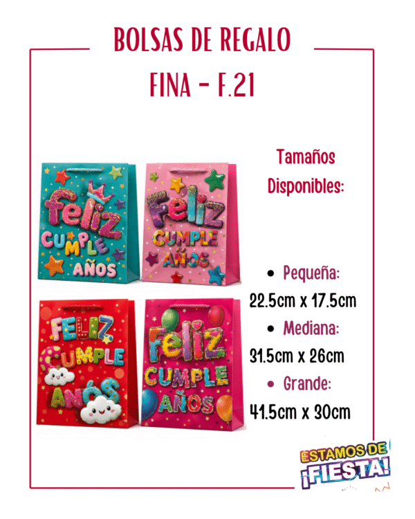 BOLSA DE REGALO FINA - REF 21