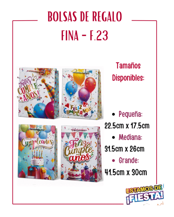 BOLSA DE REGALO FINA - REF 23