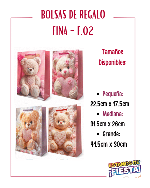 BOLSA DE REGALO FINA - REF. F02
