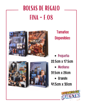 Copia de imagenes (87) BOLSA DE REGALO FINA - REF 08