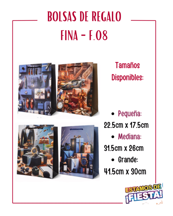 BOLSA DE REGALO FINA - REF 08